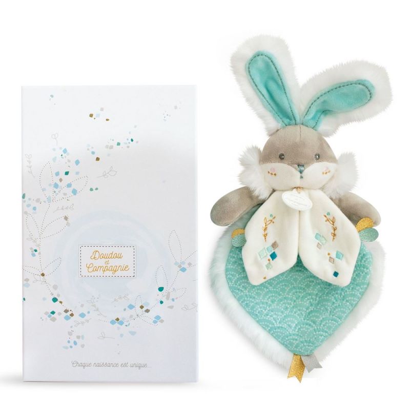  - lapin sucre almond green baby comforter 